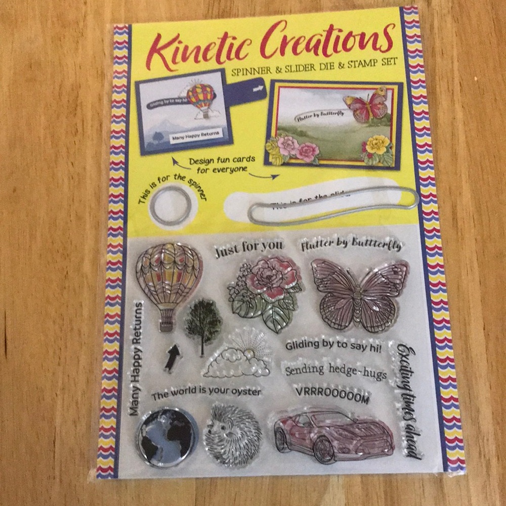 Kinetic Creations Spinner, Slider Die, and Stamp